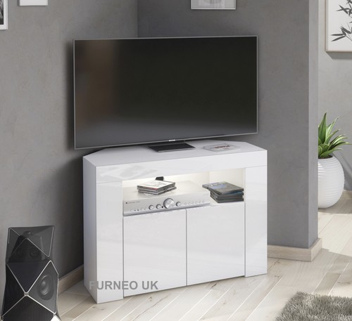 Corner stand white - stand, high