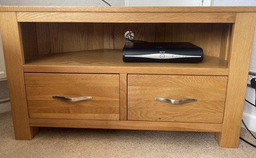 Oak corner unit - oak, with