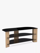Corner TV Stand Oak/Black