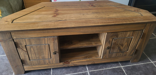 Wood corner stand - wood,