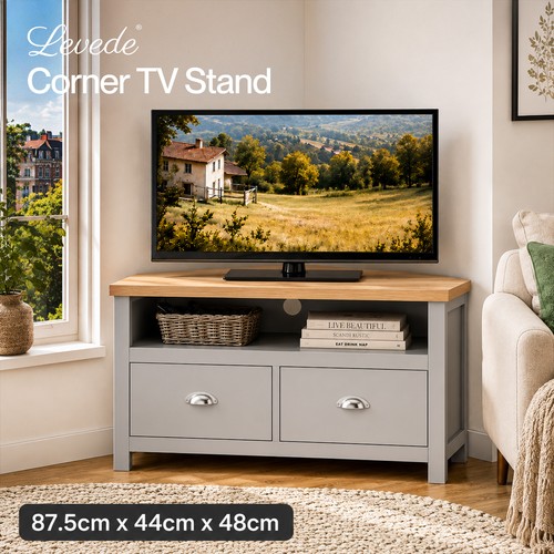Levede corner stand - tv, small