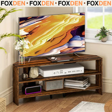 Rustic Brown Corner TV Unit