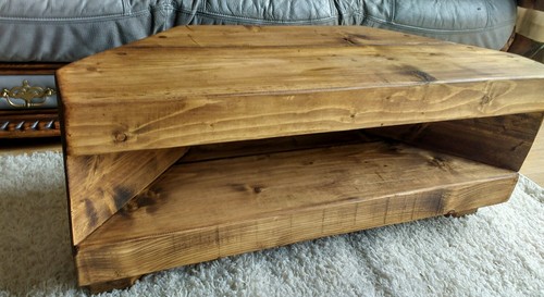 Corner rustic pine - tv, unit